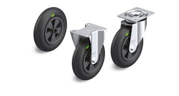 VWPP zacht rubber wielen ‘Blickle Soft’